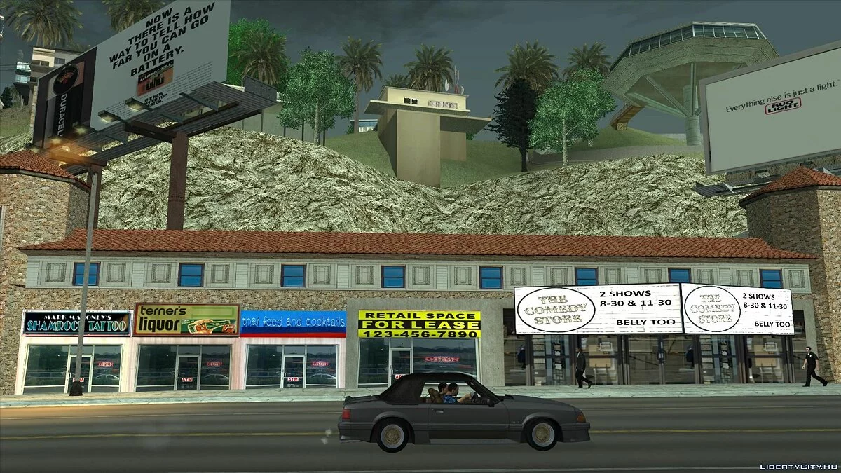 Los Angeles real billboards and stores 1992 / GTA San Andreas