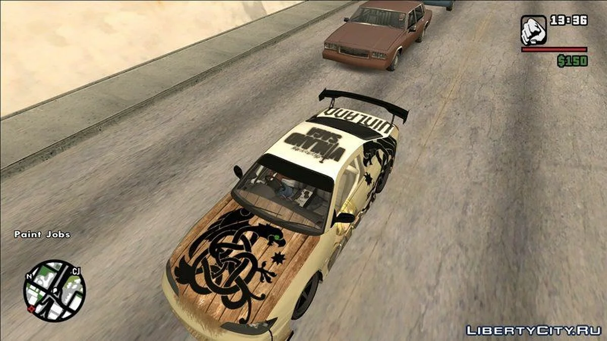 Раскраска Vinland saga для Nissan Silvia S15 / GTA San Andreas