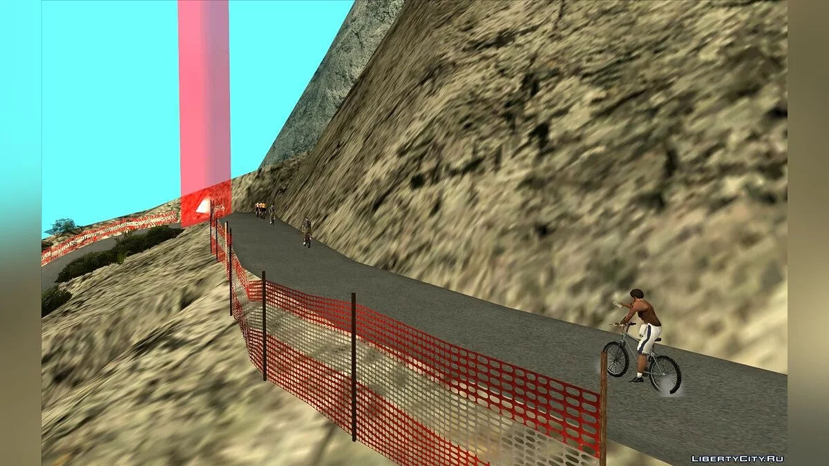 Асфальтированная дорога на горе Чилиад / GTA San Andreas