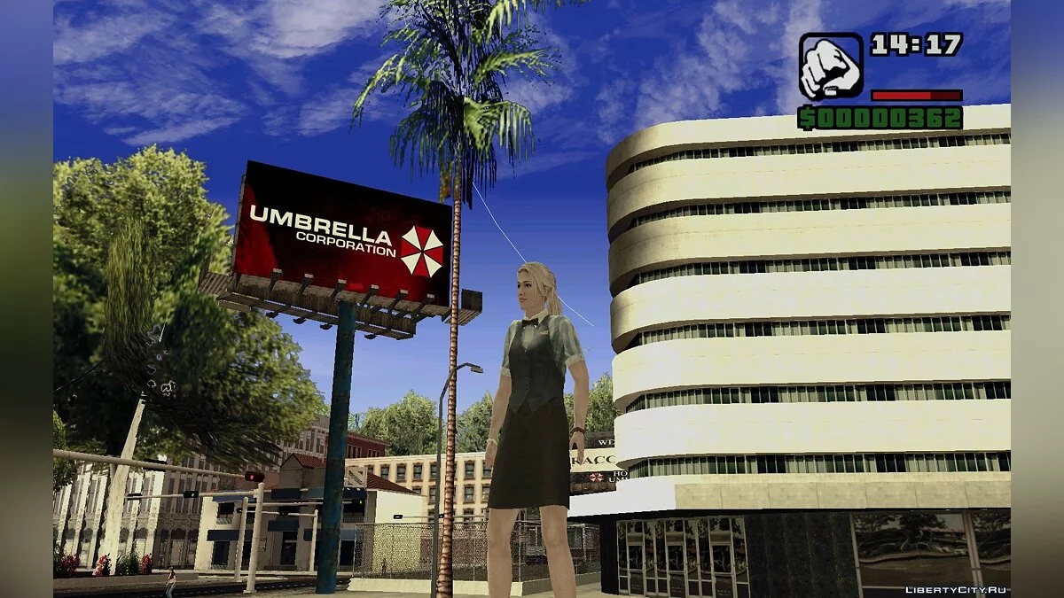 Билборды из Обитель Зла / GTA San Andreas