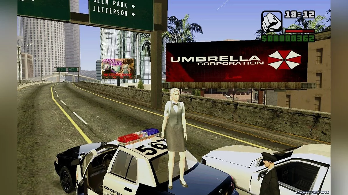 Билборды из Обитель Зла / GTA San Andreas