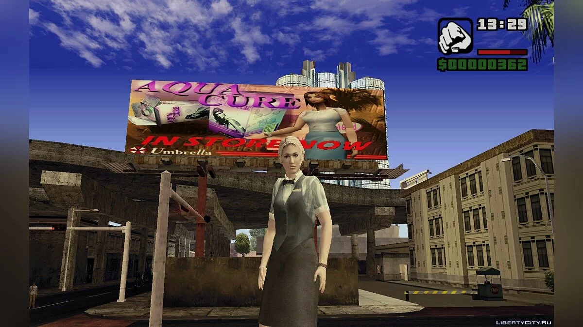Билборды из Обитель Зла / GTA San Andreas