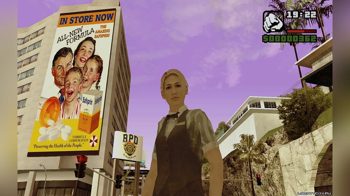 Билборды из Обитель Зла / GTA San Andreas
