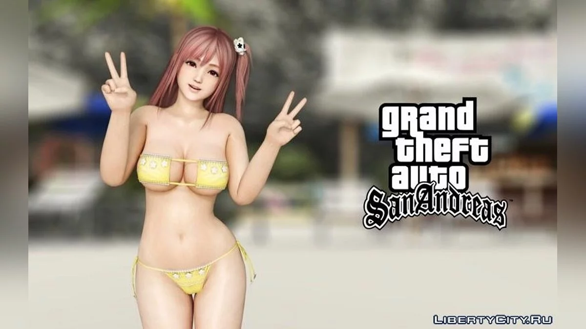 Хонока из DoA5 загрузочный экран HD / GTA San Andreas