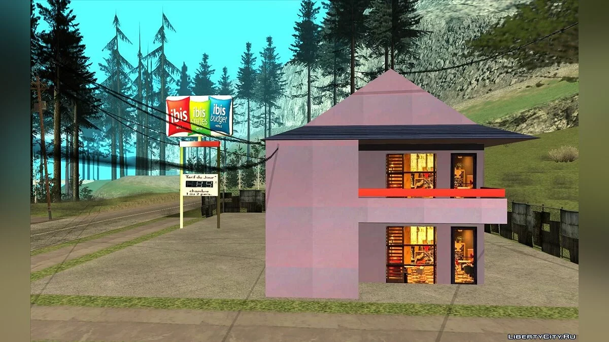 Новая текстура отеля в Angel Pine / GTA San Andreas