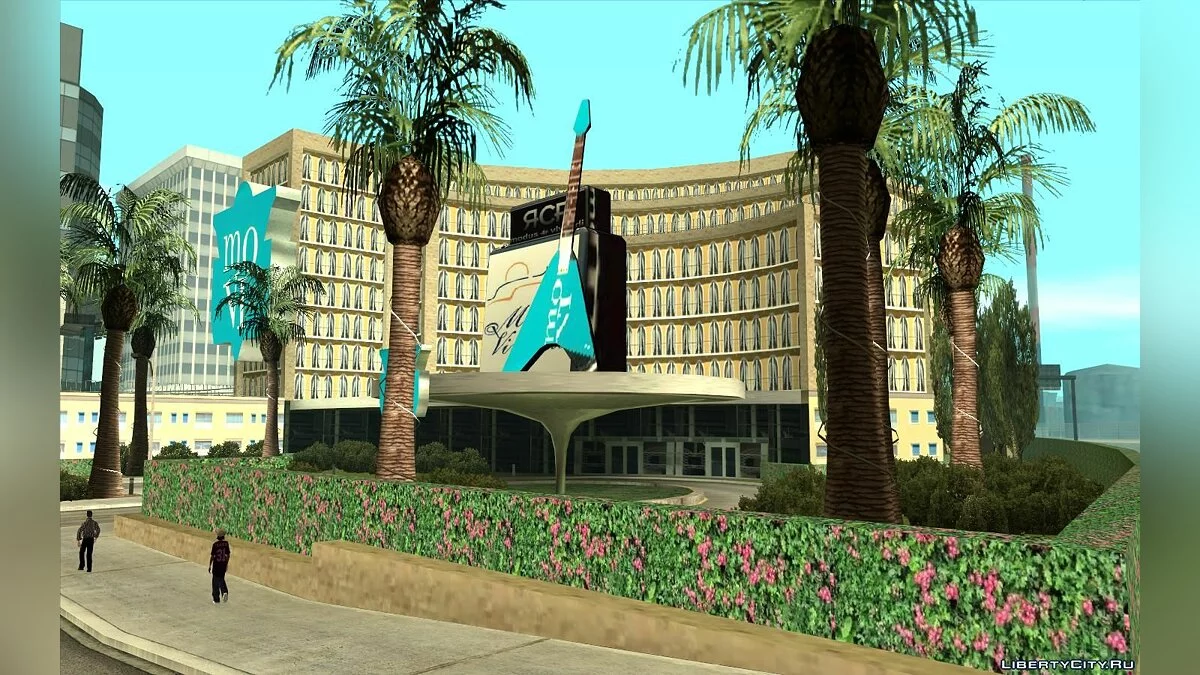 Новая текстура отеля V-Rock / GTA San Andreas