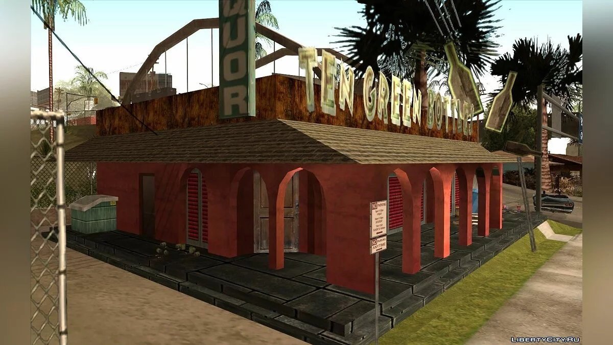 Новые текстуры бара "Десять зеленых бутылок" v1.0 / GTA San Andreas