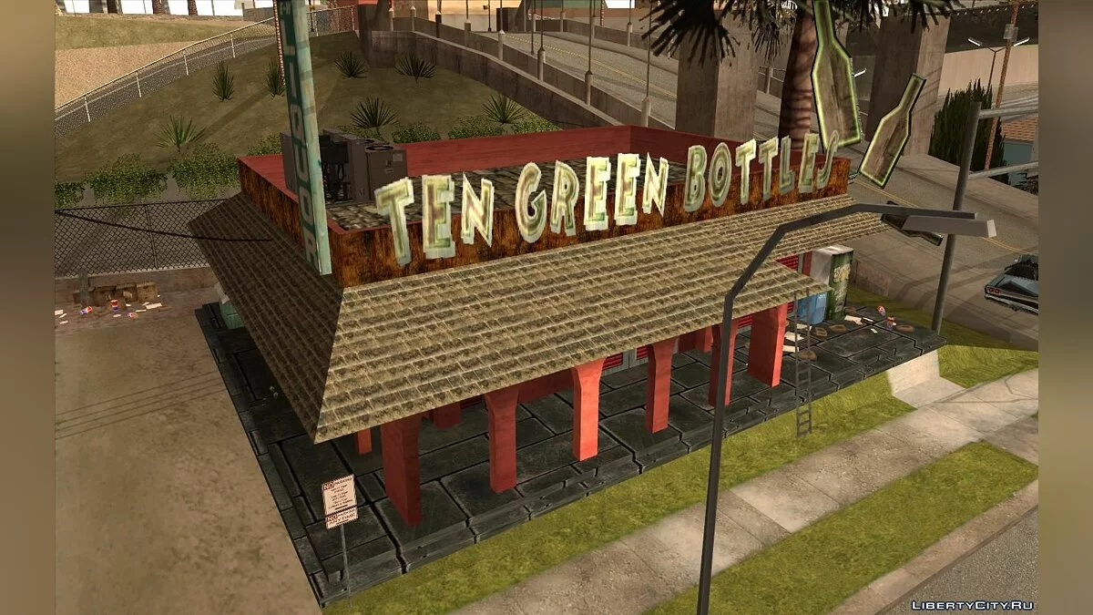 Новые текстуры бара "Десять зеленых бутылок" v1.0 / GTA San Andreas