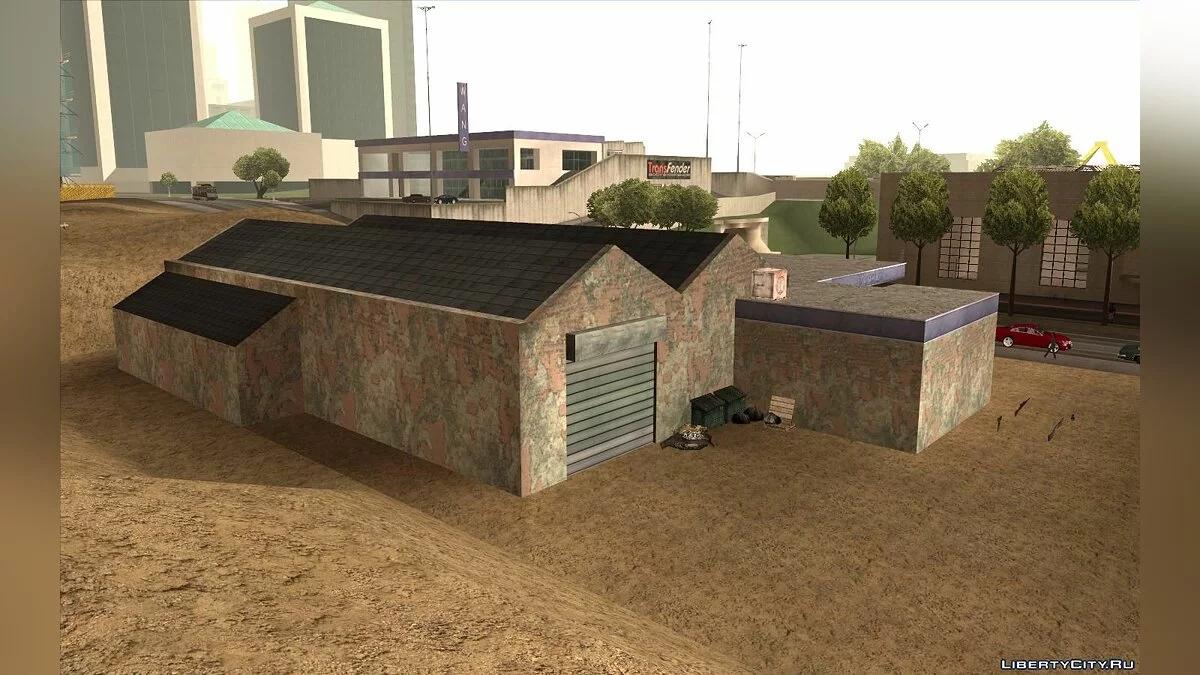Новые текстуры гаража в Сан Фиерро / GTA San Andreas