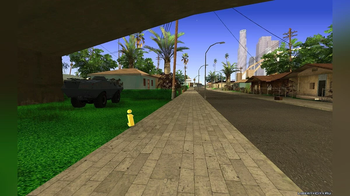 Новые текстуры Grove Street V1 / GTA San Andreas