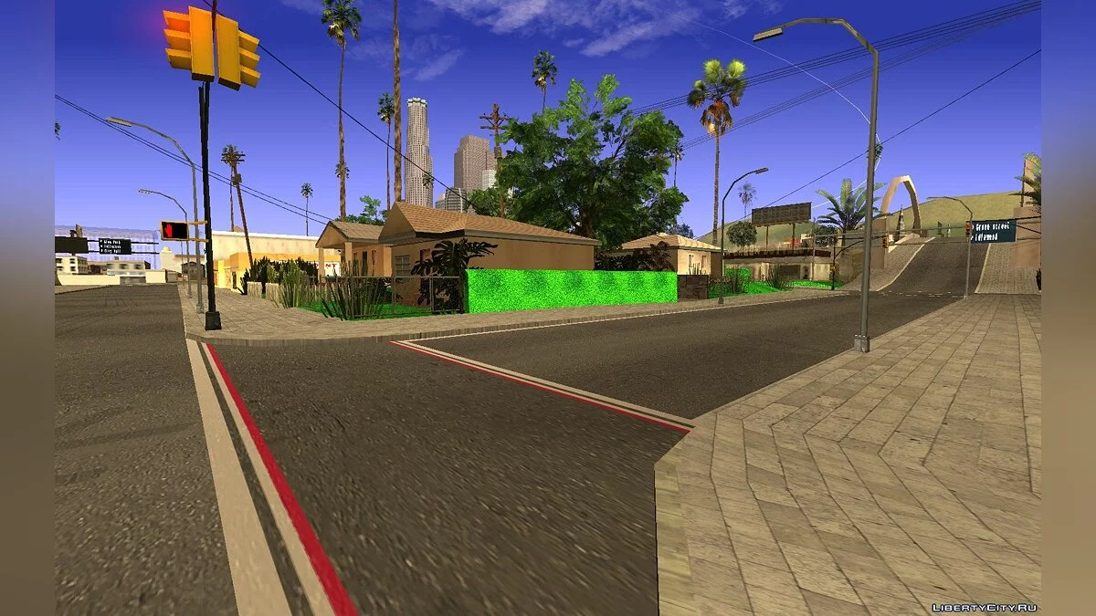 Новые текстуры Grove Street V1 / GTA San Andreas