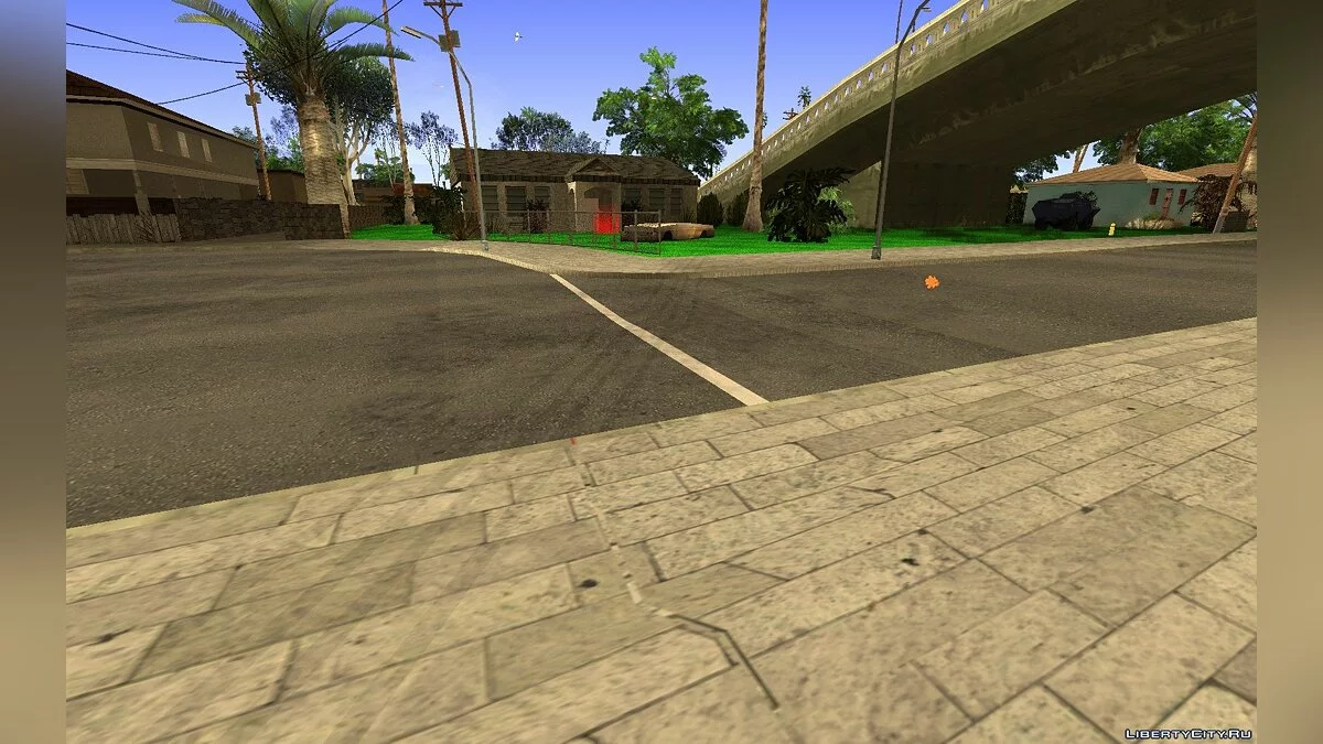 Новые текстуры Grove Street V1 / GTA San Andreas