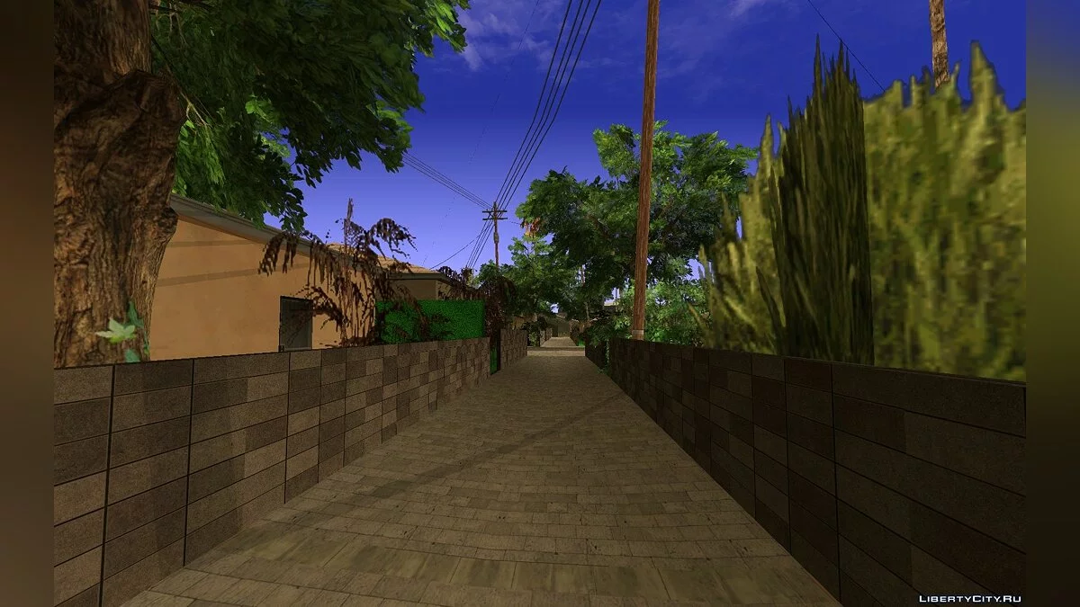 Новые текстуры Grove Street V1 / GTA San Andreas