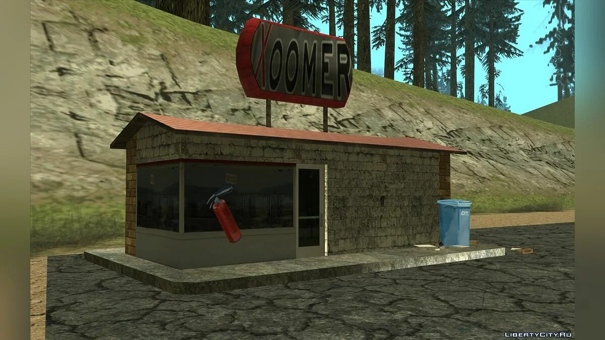 Новые текстуры Truck Stop / GTA San Andreas