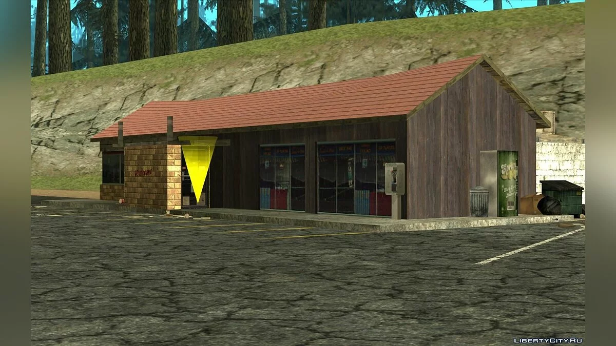 Новые текстуры Truck Stop / GTA San Andreas