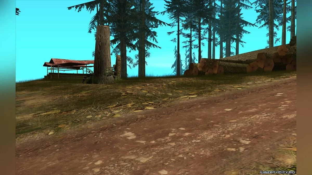 Новые текстуры в сельской местности / GTA San Andreas