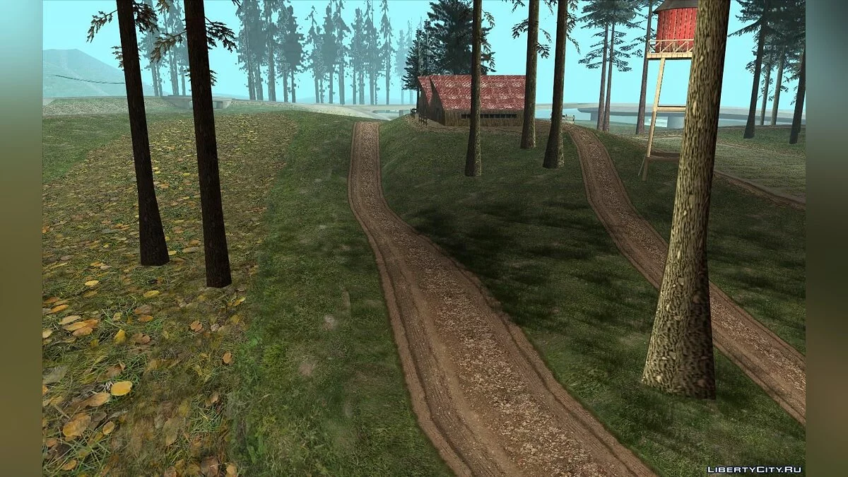 Новые текстуры в сельской местности / GTA San Andreas
