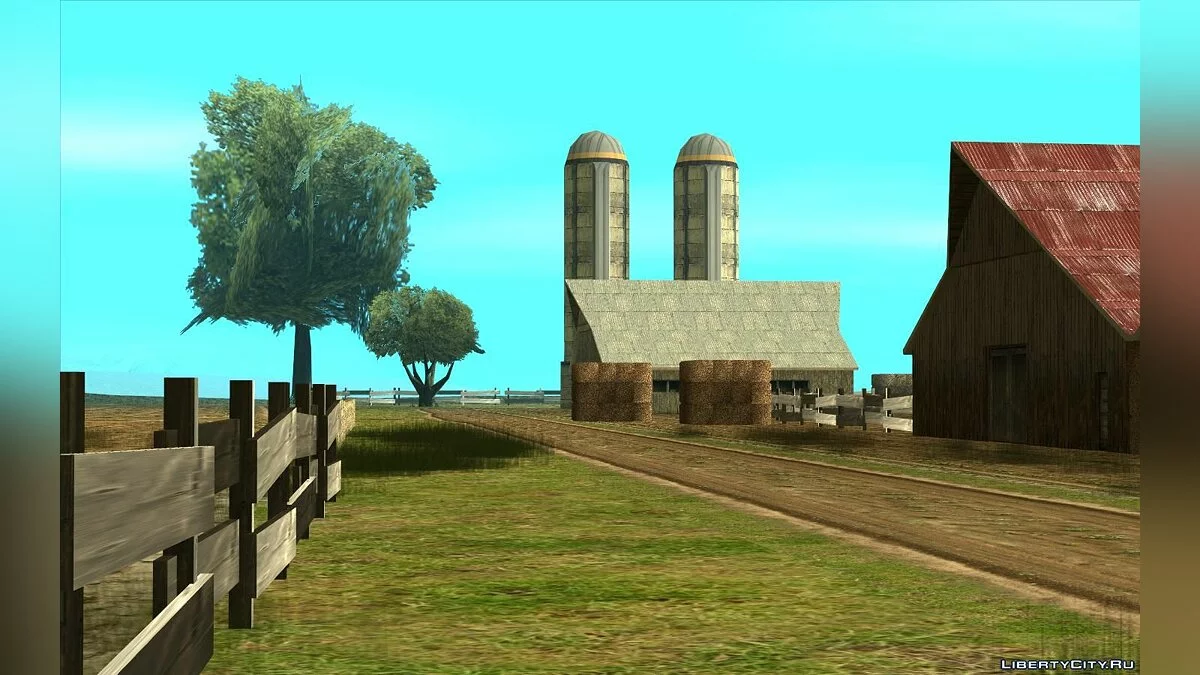 Новые текстуры в сельской местности / GTA San Andreas