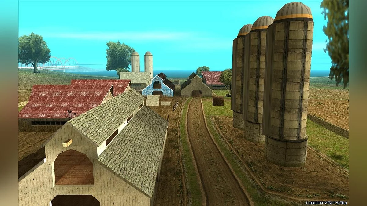 Новые текстуры в сельской местности / GTA San Andreas