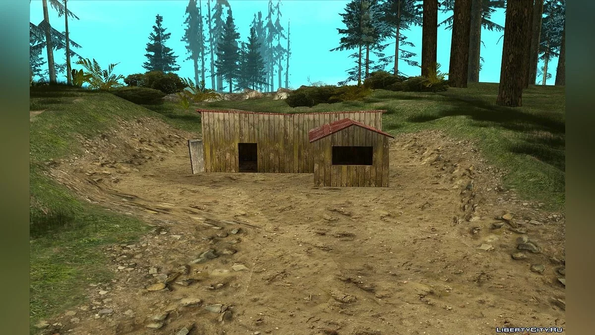 Новые текстуры в сельской местности / GTA San Andreas