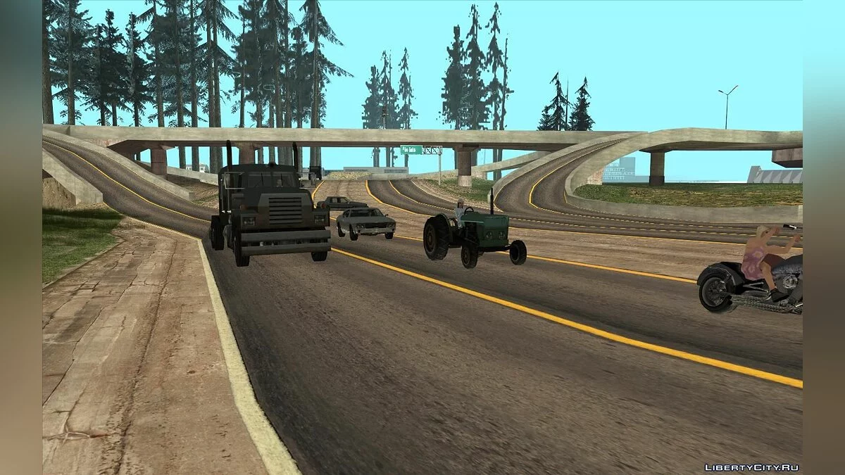 Новые текстуры в сельской местности / GTA San Andreas