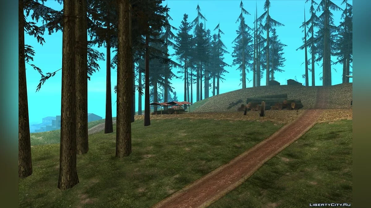Новые текстуры в сельской местности / GTA San Andreas