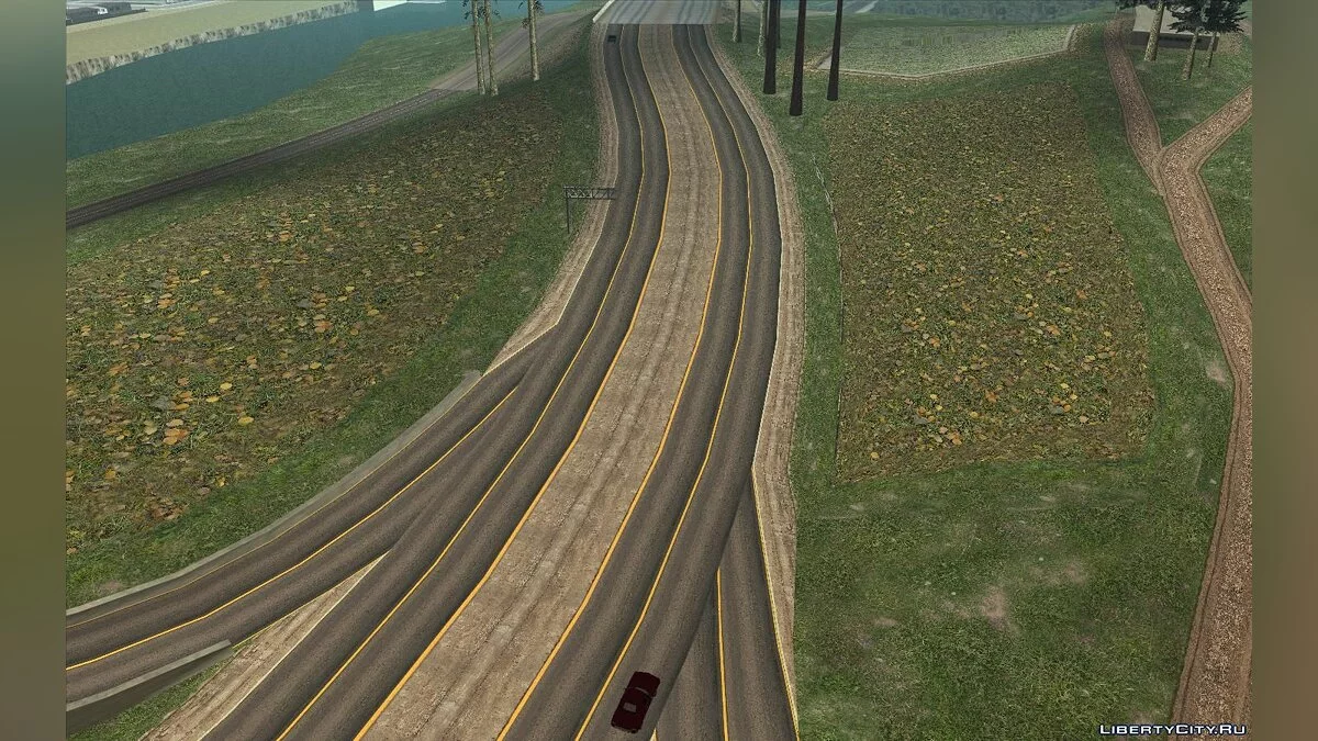Новые текстуры в сельской местности / GTA San Andreas
