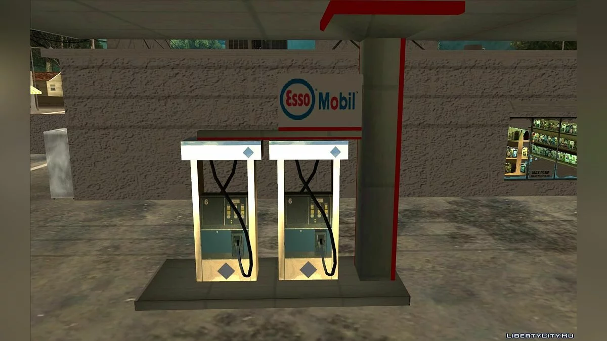 Новые текстуры заправки в Монтгомери  / GTA San Andreas