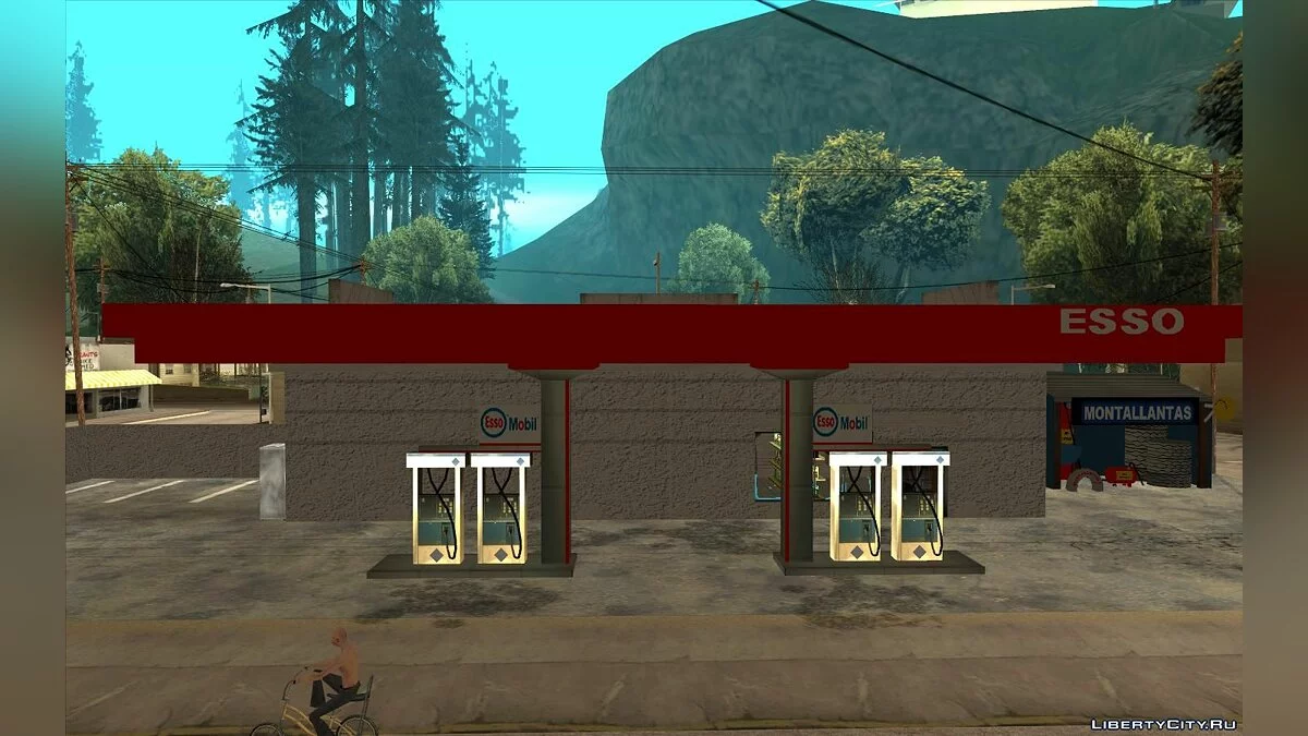 Новые текстуры заправки в Монтгомери  / GTA San Andreas