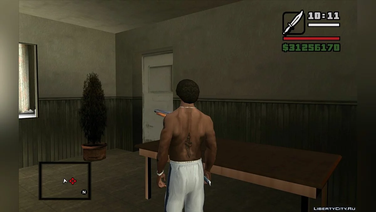 Радар и карта в стиле радиолокационных карт / GTA San Andreas