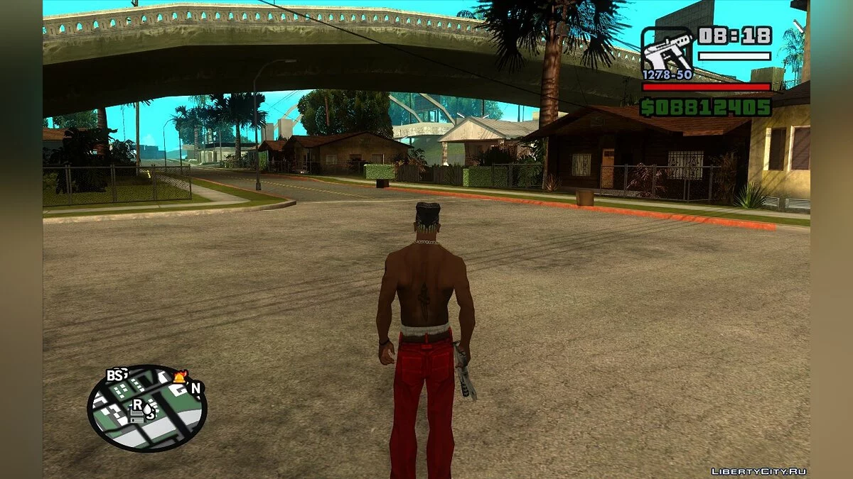 Радар и карта в стиле радиолокационных карт / GTA San Andreas