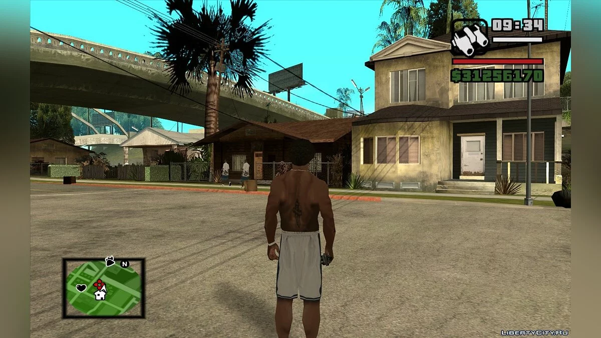Радар и карта в стиле радиолокационных карт / GTA San Andreas