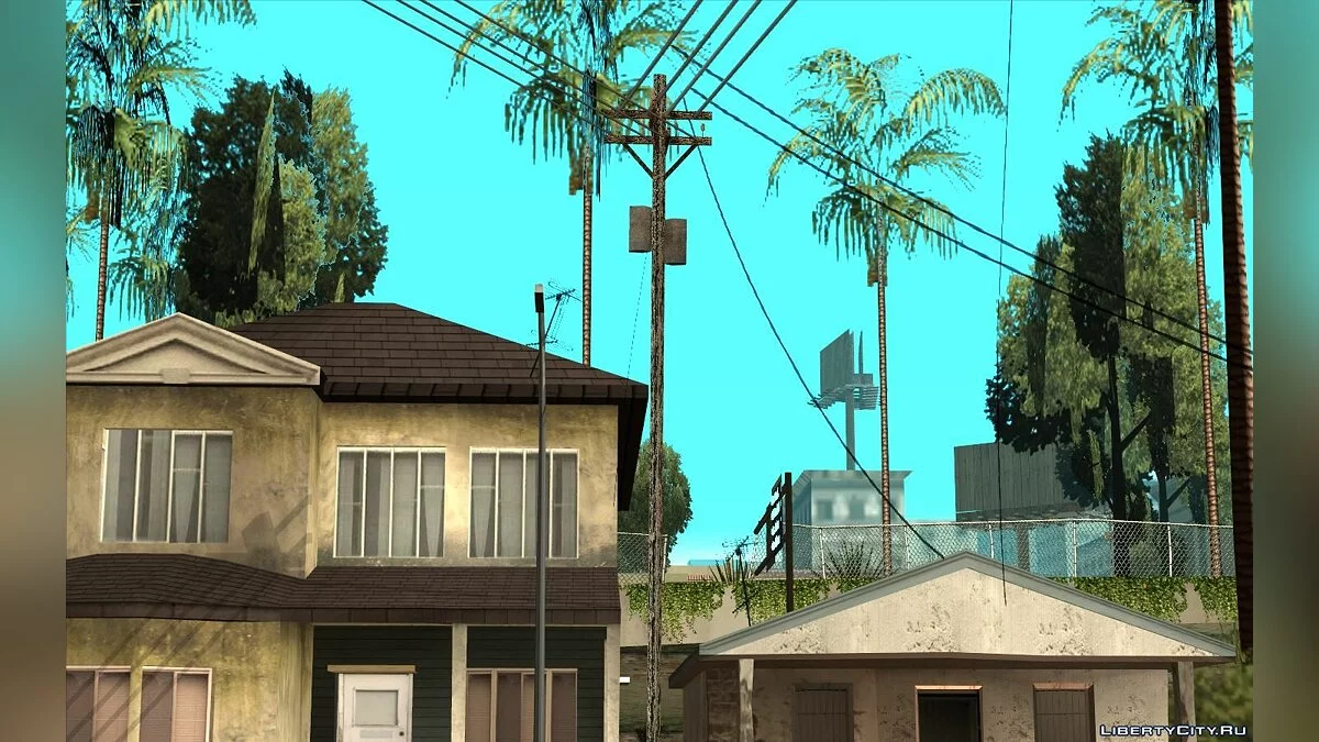Ретекстур уличных столбов / GTA San Andreas