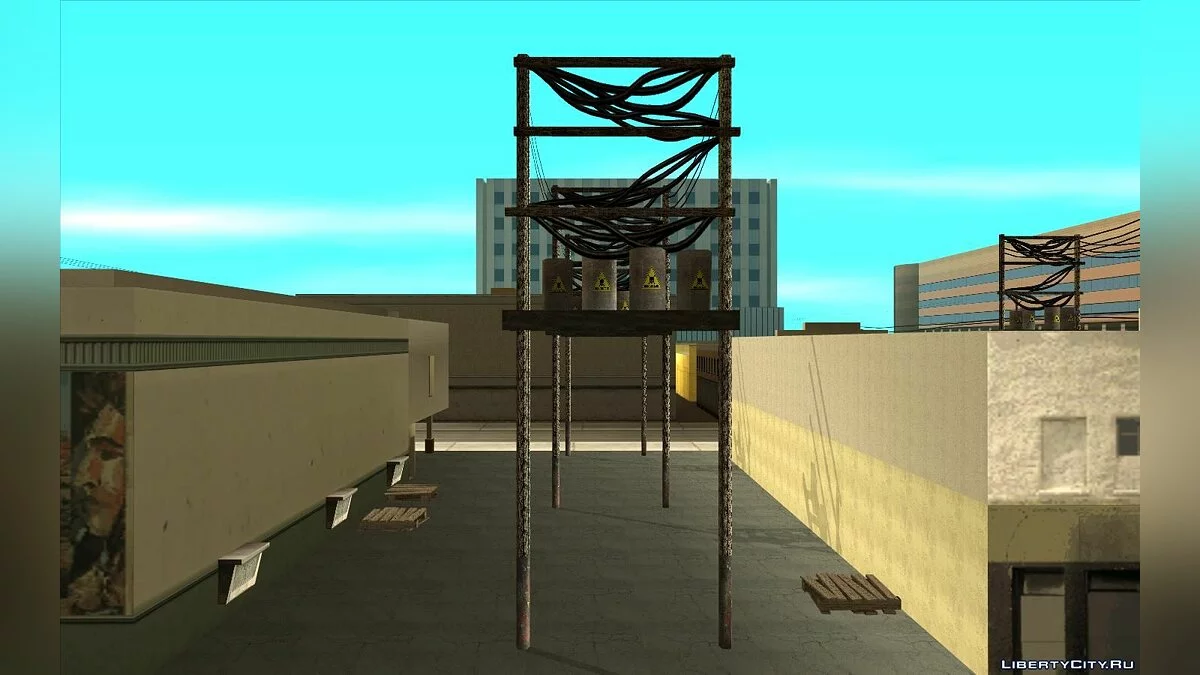 Ретекстур уличных столбов / GTA San Andreas