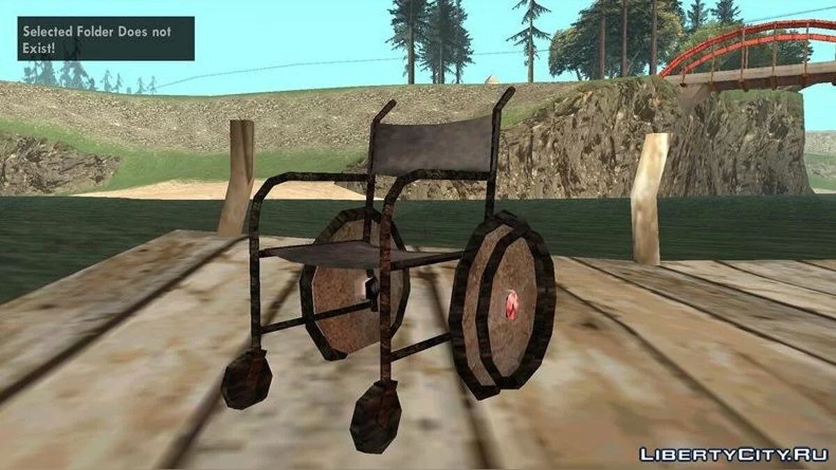 Улучшены текстуры инвалидной коляски  / GTA San Andreas