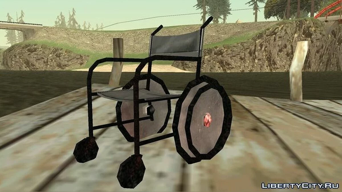 Улучшены текстуры инвалидной коляски  / GTA San Andreas