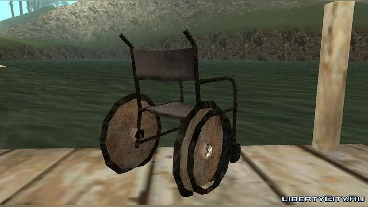 Улучшены текстуры инвалидной коляски  / GTA San Andreas