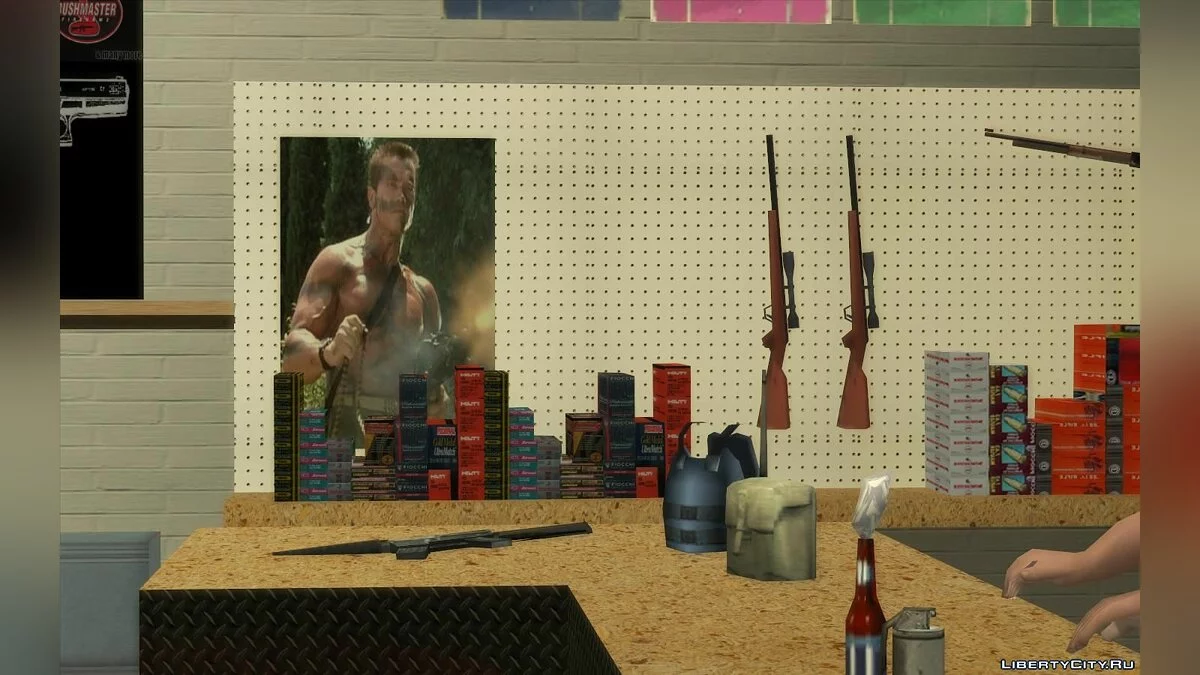Новые текстуры и боеприпасы в амуниции  / GTA San Andreas