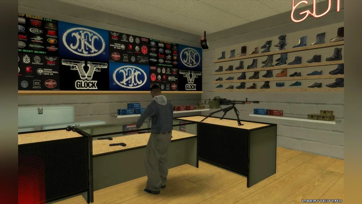 Новые текстуры и боеприпасы в амуниции  / GTA San Andreas