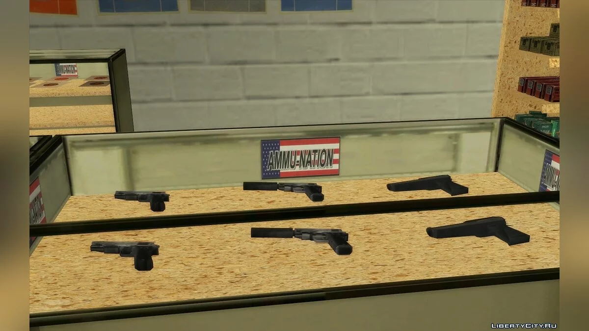Новые текстуры и боеприпасы в амуниции  / GTA San Andreas
