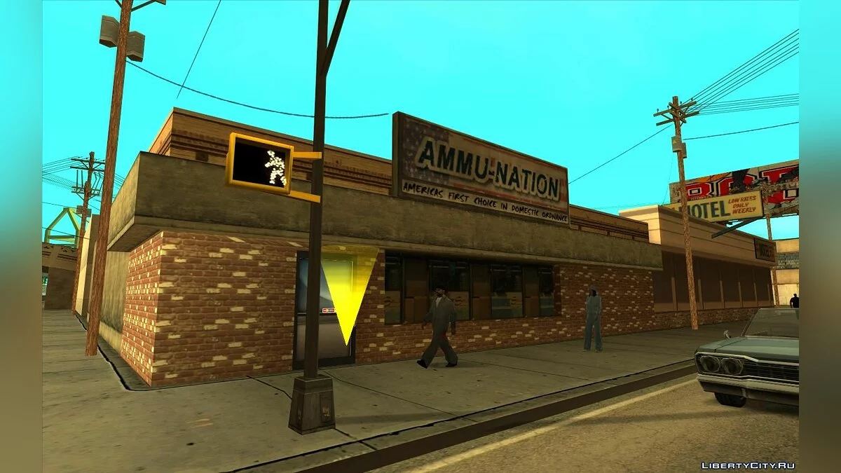 Новые текстуры и боеприпасы в амуниции  / GTA San Andreas