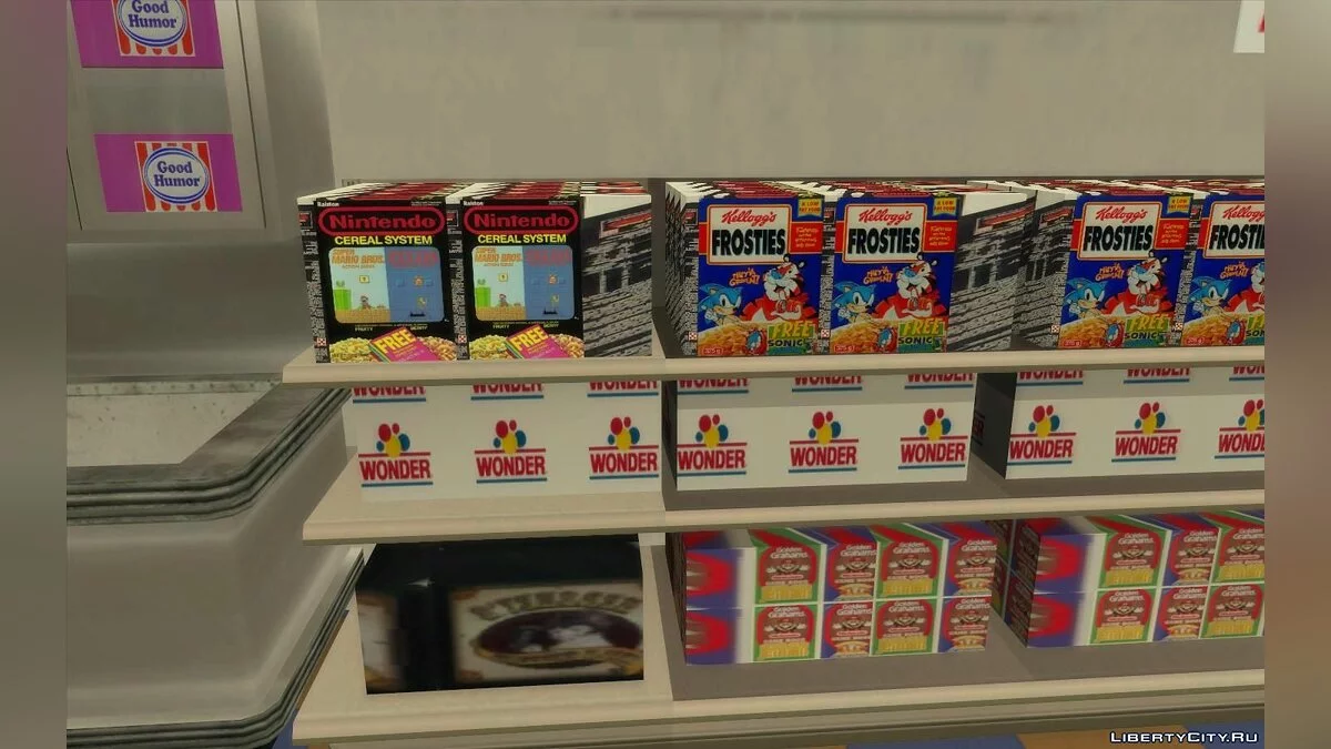 Новый винный магазин с продуктами 1992 года / GTA San Andreas