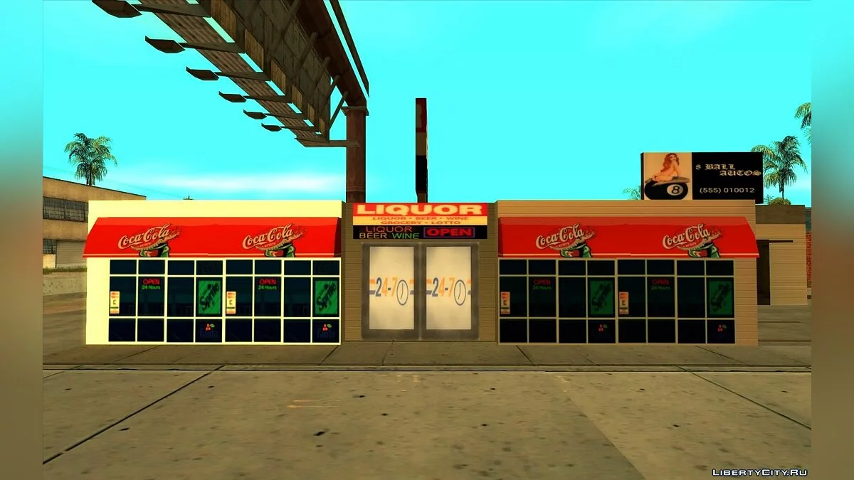 Новый винный магазин с продуктами 1992 года / GTA San Andreas