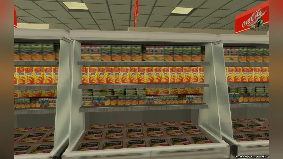 Новый винный магазин с продуктами 1992 года / GTA San Andreas