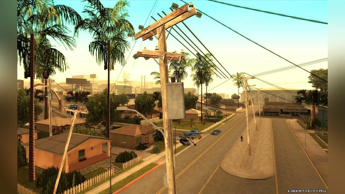 Бразильские, деревянные столбы (HD) / GTA San Andreas