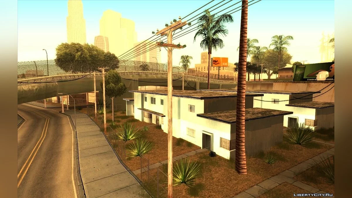 Бразильские, деревянные столбы (HD) / GTA San Andreas