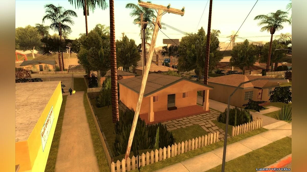 Бразильские, деревянные столбы (HD) / GTA San Andreas