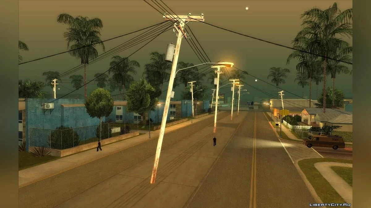 Бразильские, деревянные столбы (HD) / GTA San Andreas