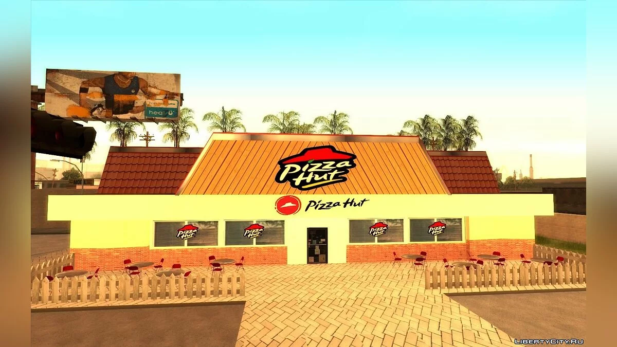 Новые рестораны: McDonalds, KFC и Pizza Hut / GTA San Andreas
