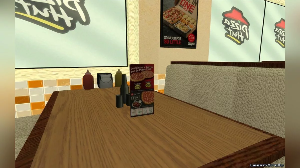 Новые рестораны: McDonalds, KFC и Pizza Hut / GTA San Andreas
